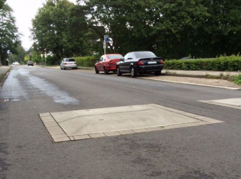 Überfahrschwelle "Berliner Kissen"