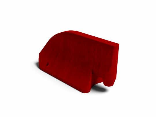 Leitelement Endstein Rot