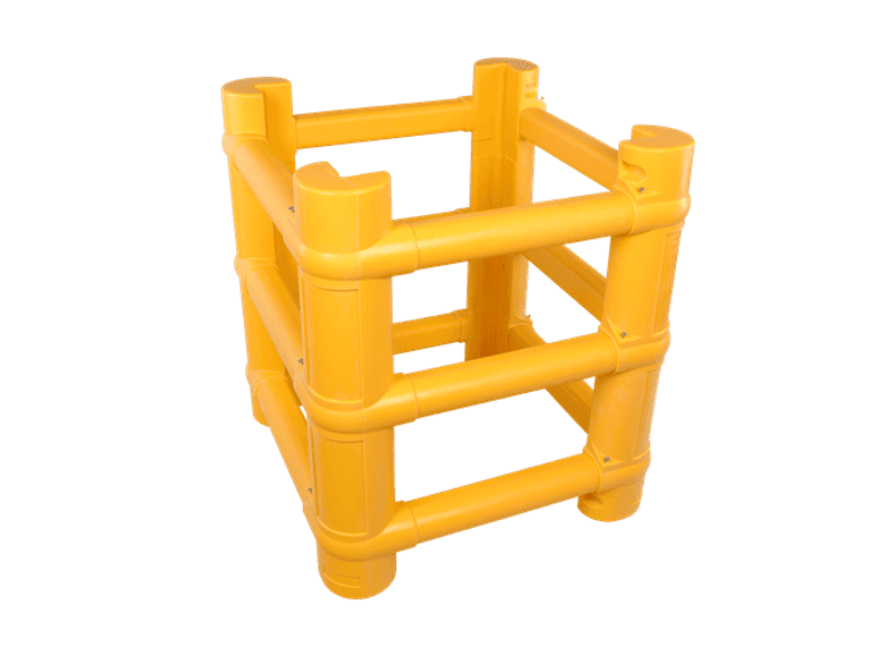 Modularer Saeulenschutz aus Polyethylen