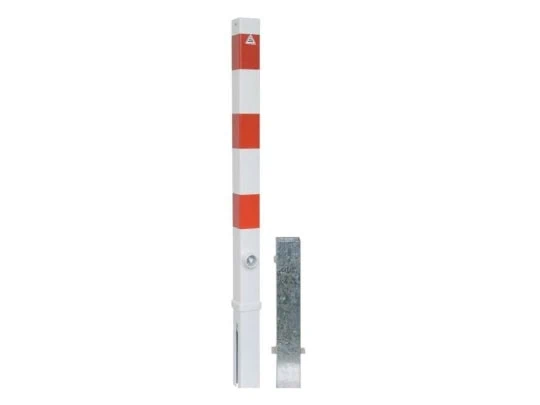 Absperrpfosten 70 x 70 mm, herausnehmbar