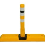 Leitschwelle mit Flexipfosten® Gelb