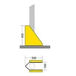 Regal Pfostenschutz PMS 40 L