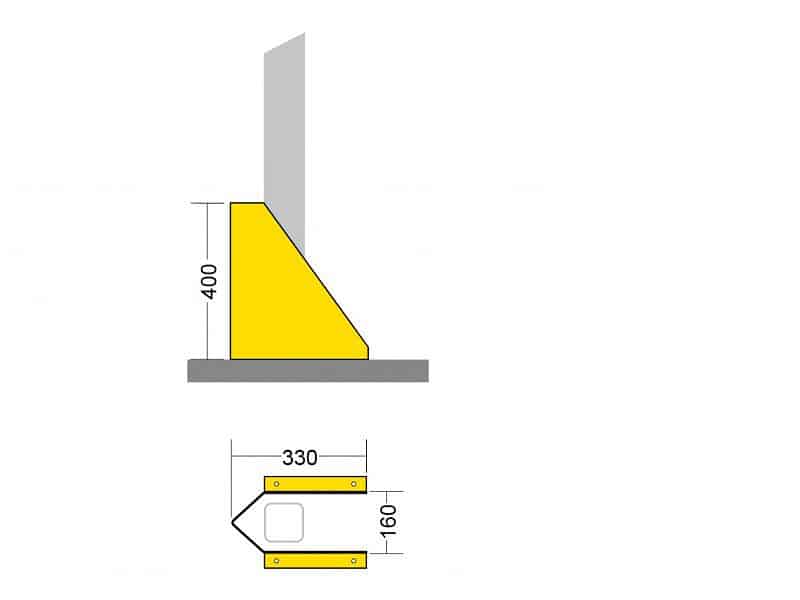 Regal Pfostenschutz PMS 40 L