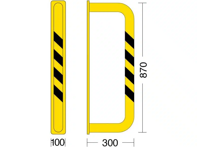 Wandschutzbügel PSP 60